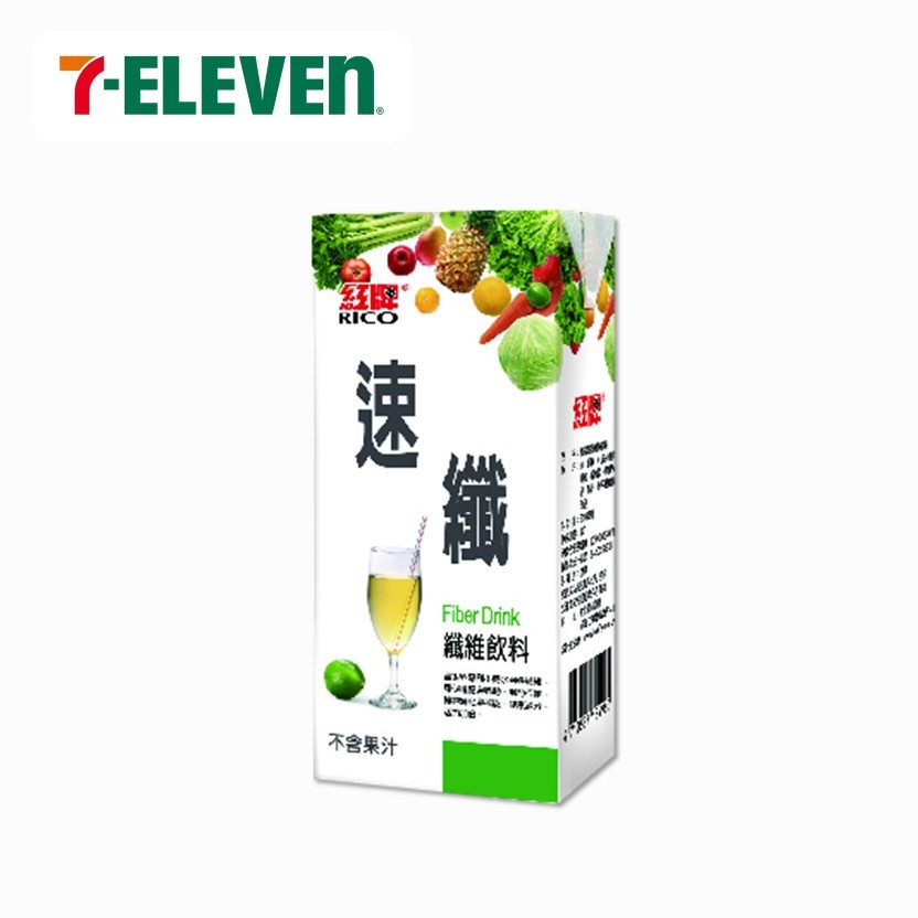 7-ELEVEN 紅牌速纖纖維飲料330ml